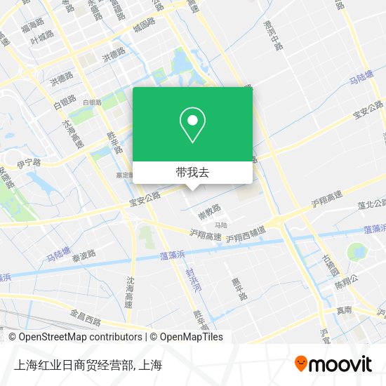 上海红业日商贸经营部地图