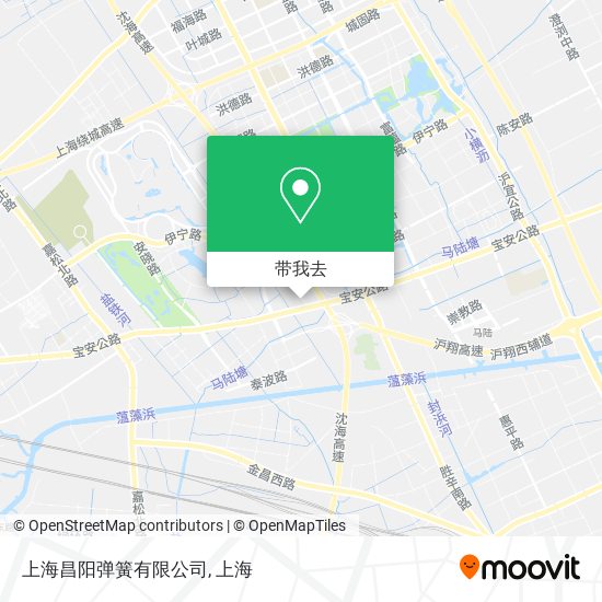 上海昌阳弹簧有限公司地图
