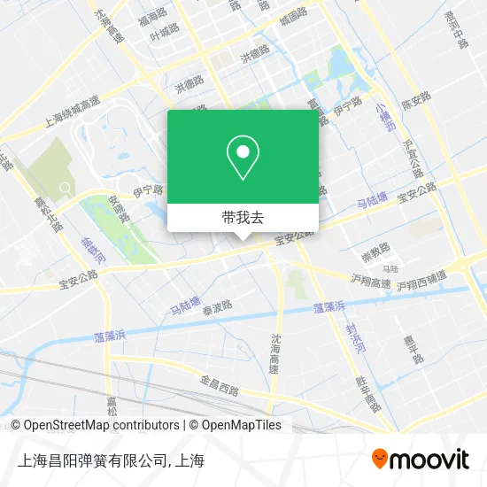 上海昌阳弹簧有限公司地图