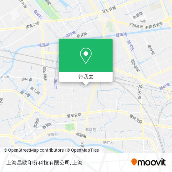 上海昌欧印务科技有限公司地图