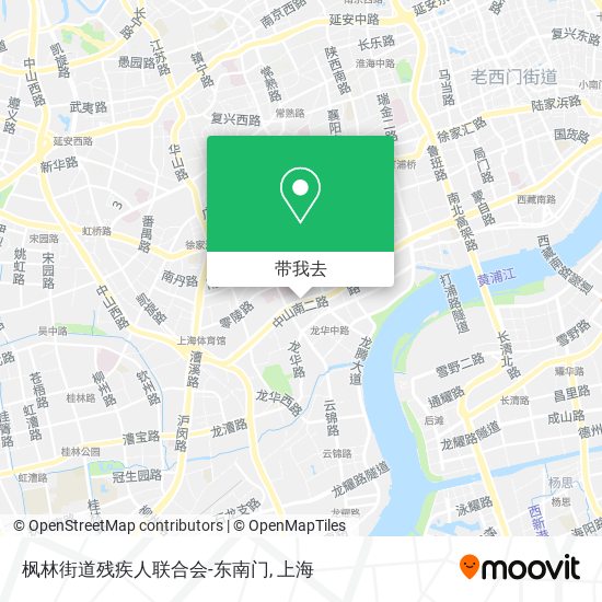 枫林街道残疾人联合会-东南门地图