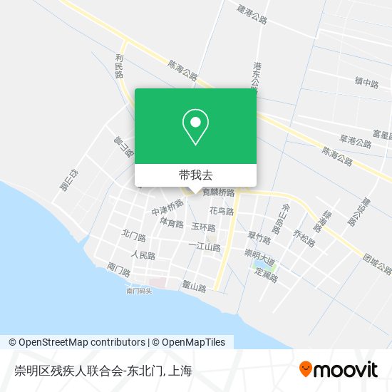 崇明区残疾人联合会-东北门地图