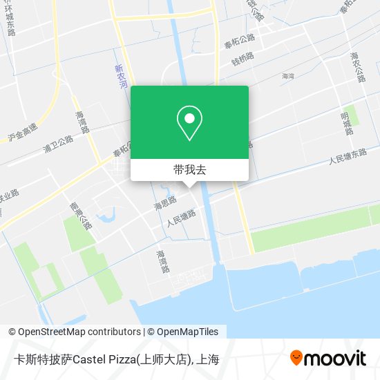 卡斯特披萨Castel Pizza(上师大店)地图