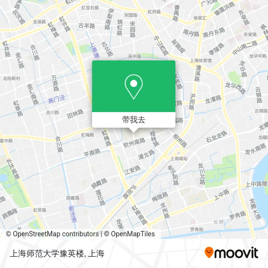 上海师范大学豫英楼地图