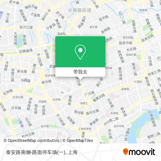 泰安路南侧-路面停车场(一)地图