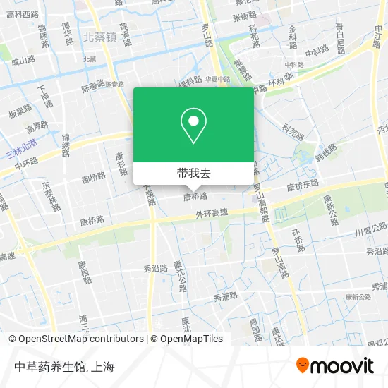 中草药养生馆地图