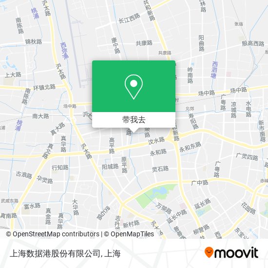 上海数据港股份有限公司地图