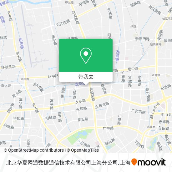 北京华夏网通数据通信技术有限公司上海分公司地图