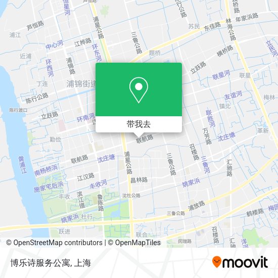 博乐诗服务公寓地图