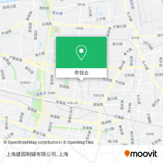 上海建园制罐有限公司地图