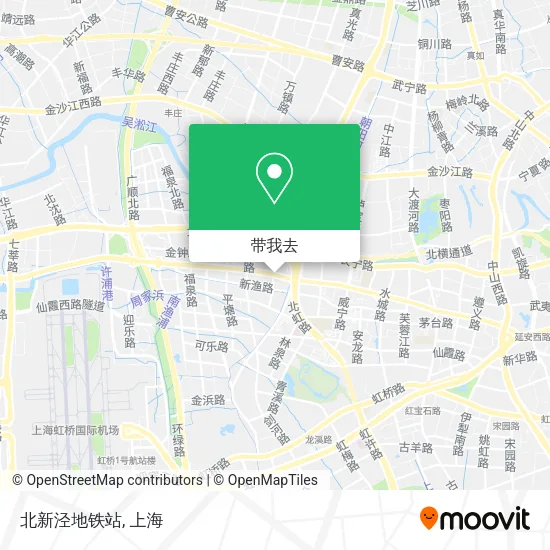 北新泾地铁站地图