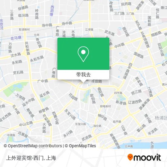 上外迎宾馆-西门地图