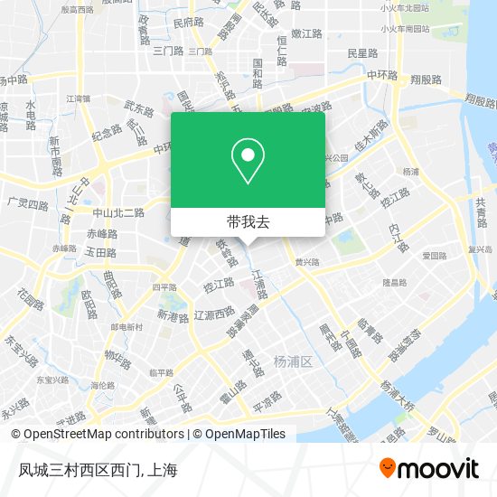 凤城三村西区西门地图