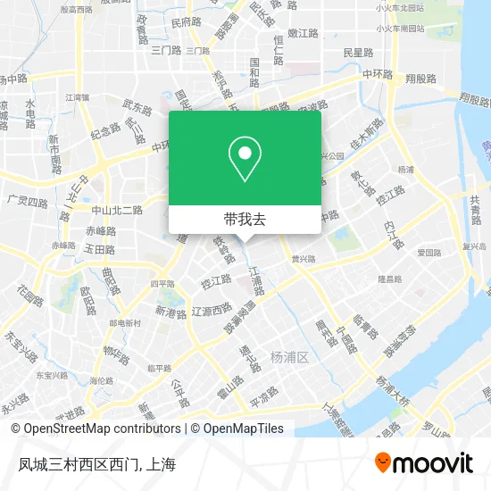 凤城三村西区西门地图