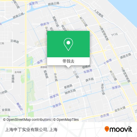 上海申丁实业有限公司地图