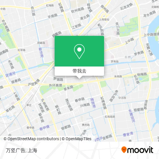 万坚广告地图