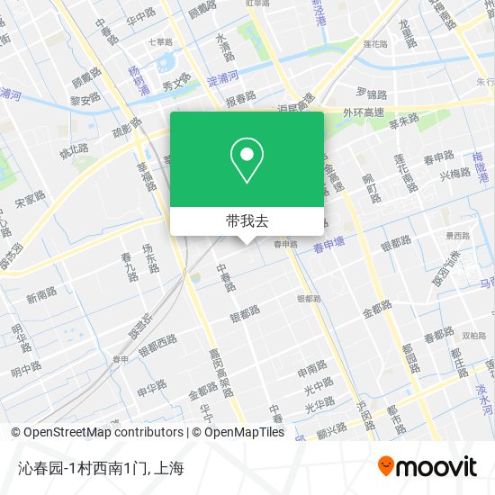 沁春园-1村西南1门地图