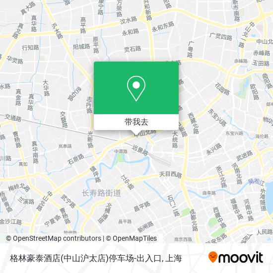 格林豪泰酒店(中山沪太店)停车场-出入口地图