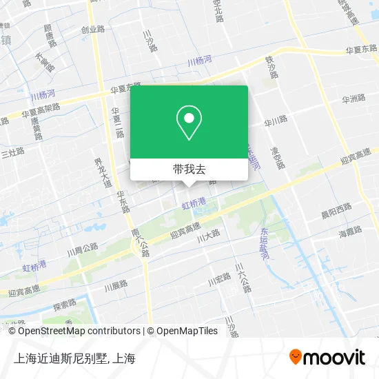 上海近迪斯尼别墅地图