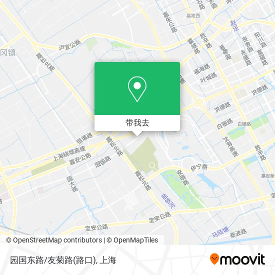 园国东路/友菊路(路口)地图