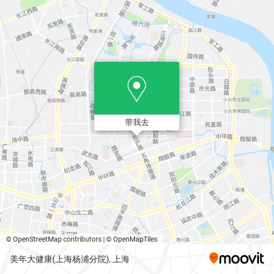 美年大健康(上海杨浦分院)地图