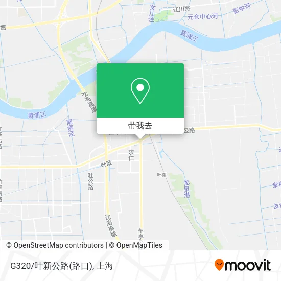 G320/叶新公路(路口)地图