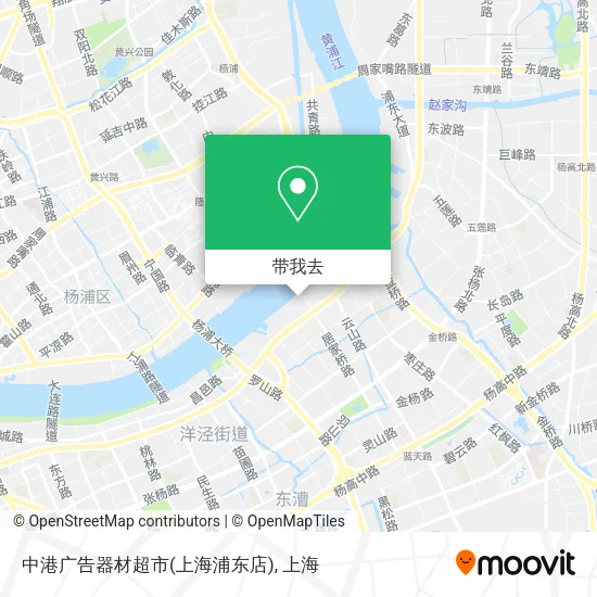中港广告器材超市(上海浦东店)地图