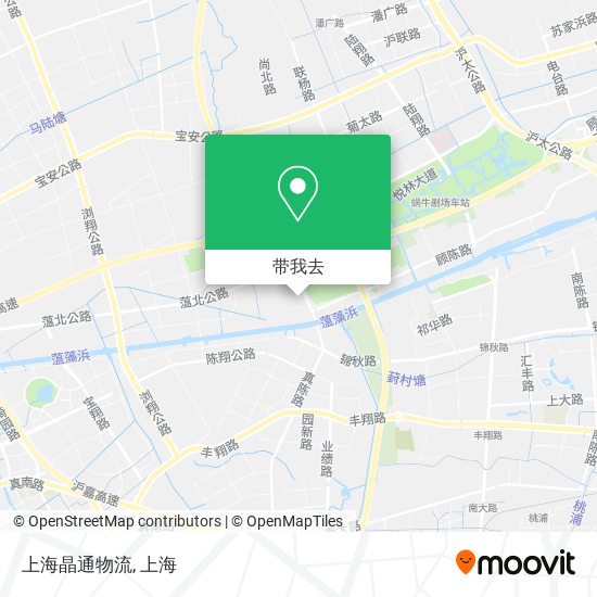 上海晶通物流地图