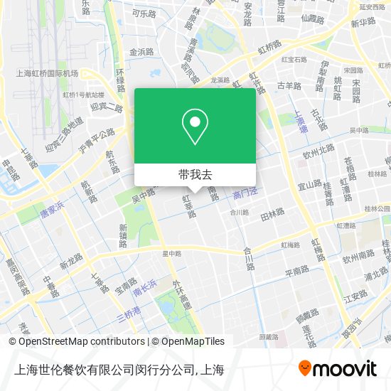 上海世伦餐饮有限公司闵行分公司地图