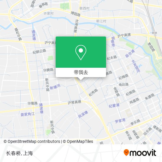 长春桥地图