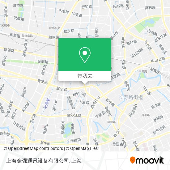 上海金强通讯设备有限公司地图