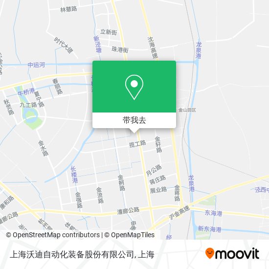 上海沃迪自动化装备股份有限公司地图