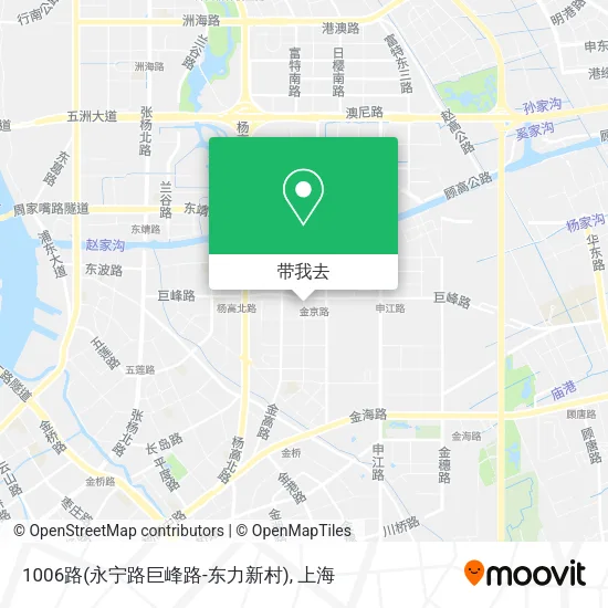 1006路(永宁路巨峰路-东力新村)地图