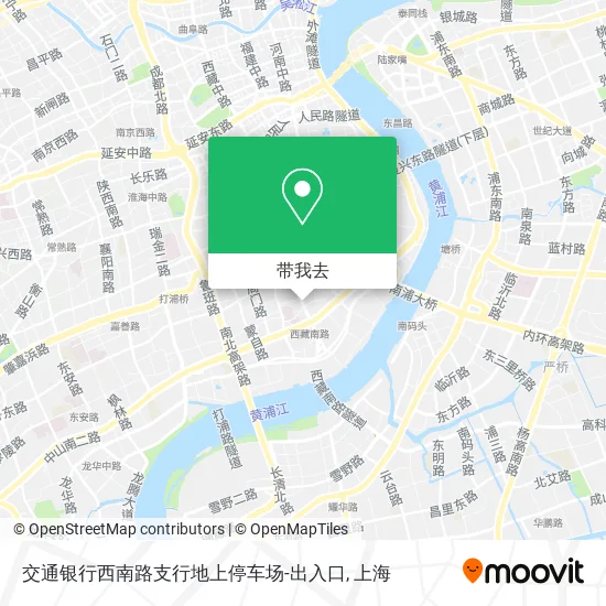 交通银行西南路支行地上停车场-出入口地图