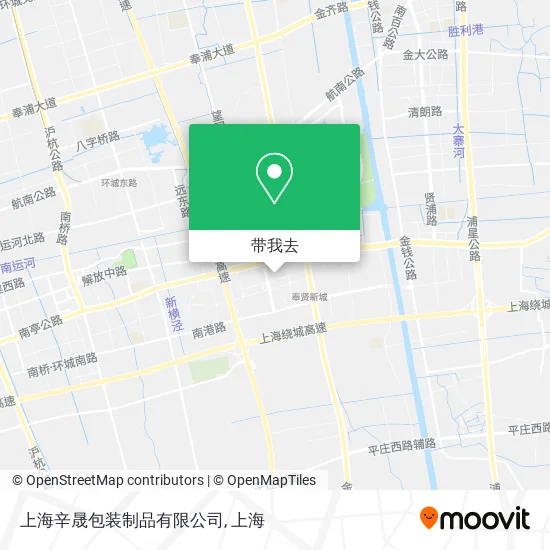 上海辛晟包装制品有限公司地图