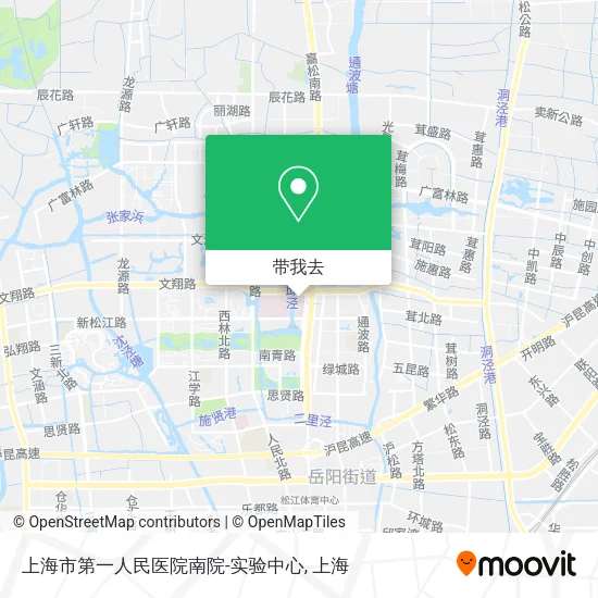 上海市第一人民医院南院-实验中心地图