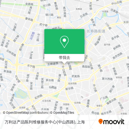 万利达产品陈列维修服务中心(中山西路)地图