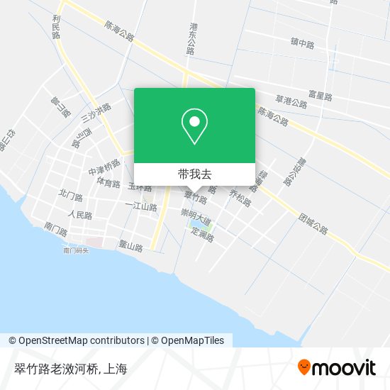 翠竹路老滧河桥地图