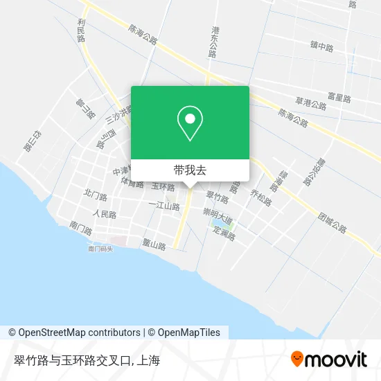 翠竹路与玉环路交叉口地图