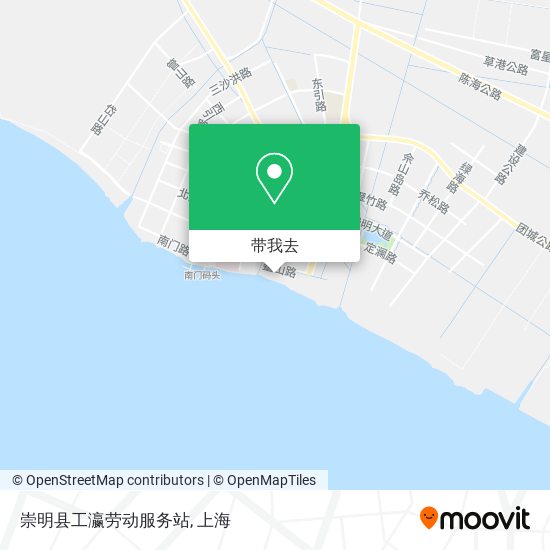 崇明县工瀛劳动服务站地图