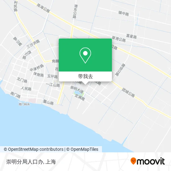 崇明分局人口办地图
