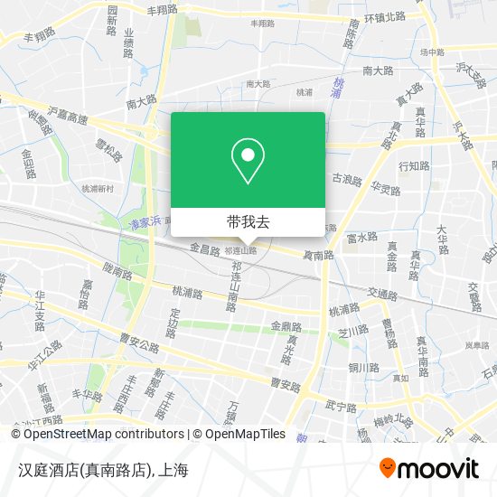 汉庭酒店(真南路店)地图