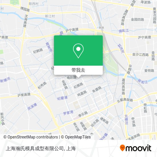 上海瀚氏模具成型有限公司地图