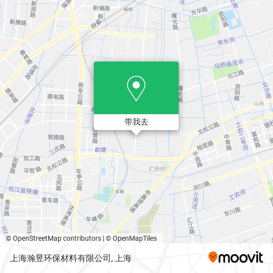 上海瀚昱环保材料有限公司地图