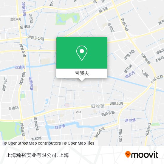 上海瀚裕实业有限公司地图