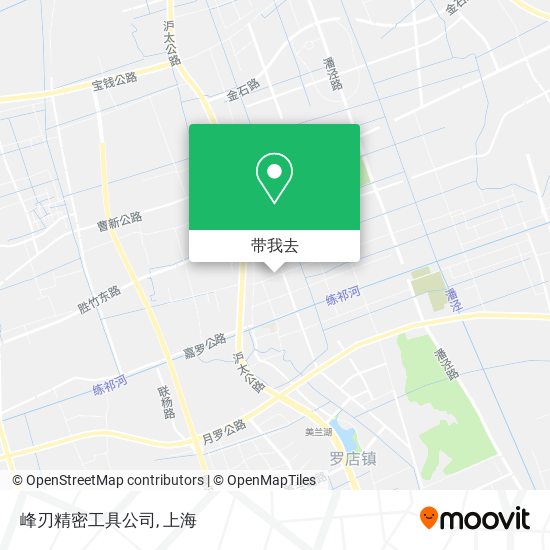 峰刃精密工具公司地图