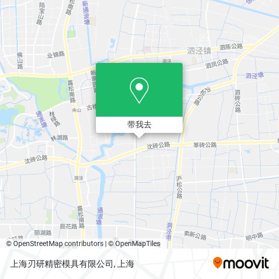 上海刃研精密模具有限公司地图