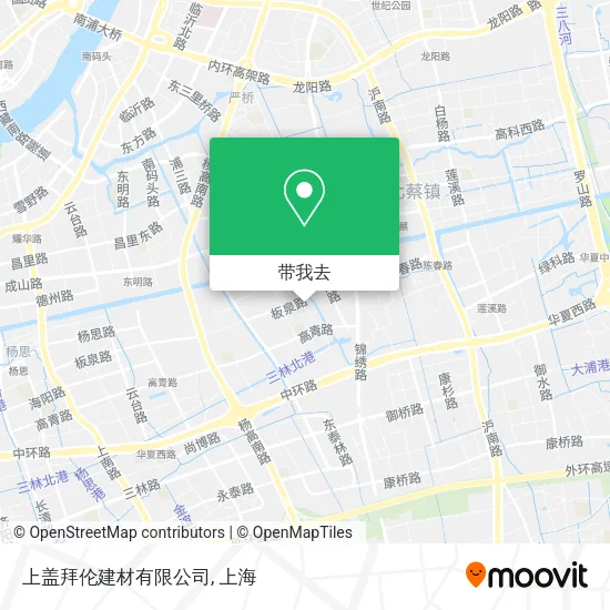 上盖拜伦建材有限公司地图