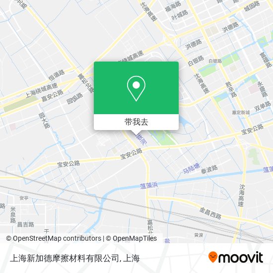 上海新加德摩擦材料有限公司地图