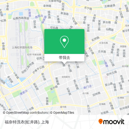 福奈特洗衣(虹井路)地图